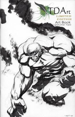 Tony Parker | Hulk Marvel Sketch Cover - Tdart Volume 2 Art Book | TDArt