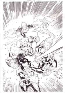 X-Force 6 Original Cover Art - Carlos Gómez