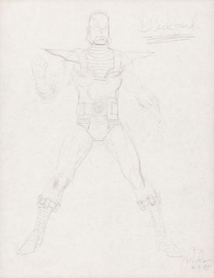 Art Nichols | Blackgard Pencil Sketch - Signed ’83 | Anthony’s Comic Book Art