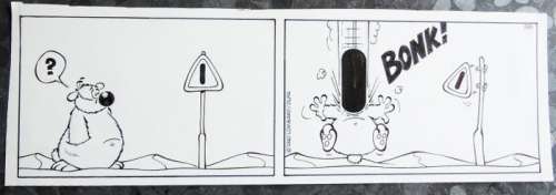 Dupa - Strip original Ã  l’encre de Chine - Cubitus - (1990) | Catawiki