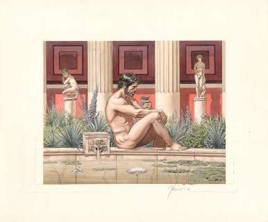 Theo - Murena - Illustration - Lucius noie son chagrin