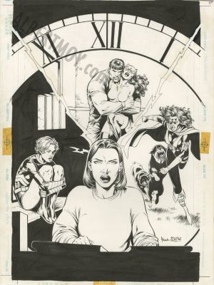 Gary Frank | Birds of Prey: Manhunter Issue 3 Page Cover | Albert Moy