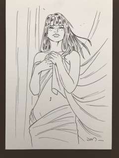 Jim (Terrasson, Thierry) - Dessin original - Marie - Une nuit Ã  Rome | Catawiki
