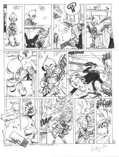 WARNANT Luc - Planche originale 23 du tome 1 de SODA - Un ange trépasse -