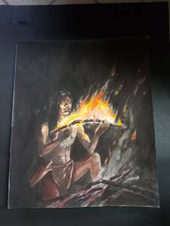 Derib - Illustration originale grand format - Chaman - Celui qui est né 2 fois | Catawiki