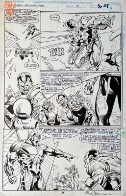 Andrew Wildman | X-Men Adventures 12 Pg 20 (Marvel, 1993) Apocalypse | Will’s Comic Art Page