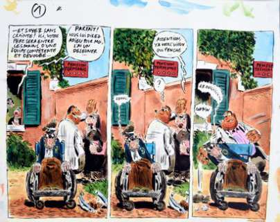 Vuillemin, Philippe ... | Echo des savanes. J’arrive à temps Technique mixte... | Coutau Bégarie