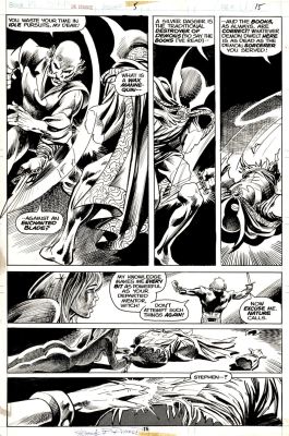 Dick Giordano, Frank Brunner | Doctor Strange #5 P 15 (Doctor Strange & Clea Battle the Silver Dagger!) 1974 | Romitaman