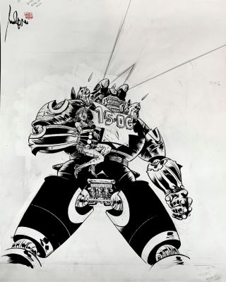 Paul Pope | Wired Magazine Huge Published Illustration | Romitaman