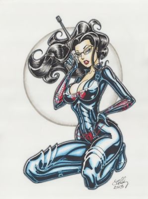 Baroness 2, GI Joe by Cameron Blakey (9x12) - Original Comic Art | eBay US (Buy It Now)