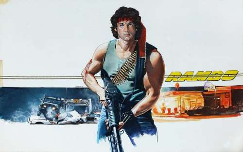 Rabito Gian Paolo - "Rambo (First Blood)", 1982 | Urania Casa d’Aste