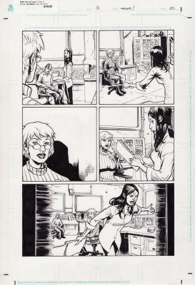 Karl Moline | Bprd: War on Frogs #3 Pg.10 - Interior Page - 2008 | Anthony’s Comic Book Art