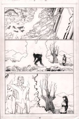 Danny Miki, John Romita Jr. | Eternals #6 P.35 - Sersi - 2007 | Anthony’s Comic Book Art