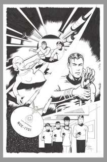 Steve Conley Original Star Trek Year Four #3 IDW Cover Art