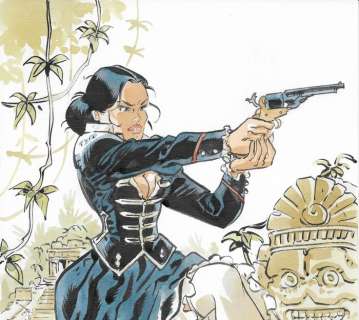 Meynet, Felix - Dessin original en couleur - Sauvage T.3 - Princesse de Salm Salm | Catawiki