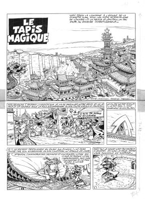 Tabary Jean | Planche originale 1 de IZNOGOUD - Le tapis magique Tome 9 | Galerie Napoléon