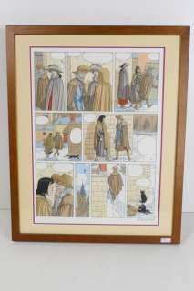 Planche originale de la bande dessinée "Plume au vent"… | Rops