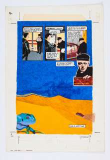 Crisis No 59 (June 1991) Lord Jim original pg 9 artwork painted and… | Comic Book Auctions ltd