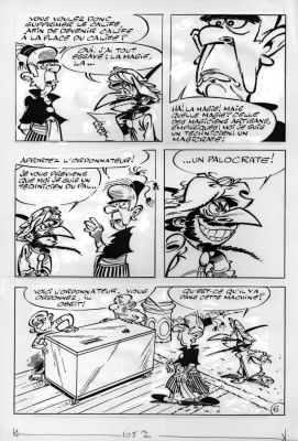 Tabary Jean | Planche originale 6 pour Iznogoud édition de poche de Jean Tabary | Galerie Napoléon