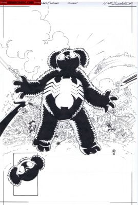 Nick Bradshaw | Covers / Pinups Issue Venom # 250 Page Cover | Kwan Chang