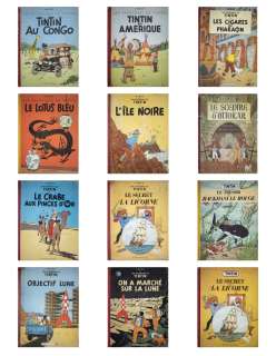 HERGÉ - LE AVVENTURE DE TIN TIN-RARA SERIE CASTERMAN BELGIAN EDITION | Capitolium Art