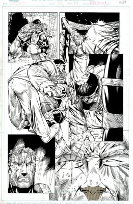 Ryan Benjamin, Scott Hanna | Cable #56 P 19 (Cable Battles Blockade Throughout Entire Page!) 1998 | Romitaman