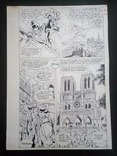 Jean-Yves Mitton - Original Page Art + Colour Layer - Mikros Episode #28 - (1983) 