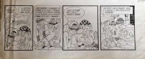 Original strip by Benito Jacovitti: Rap (1995) | Catawiki