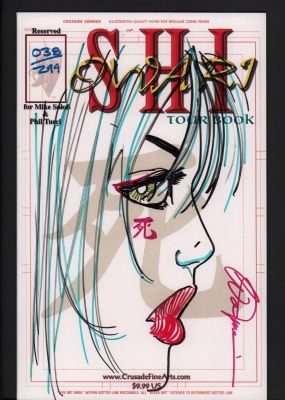 Billy Tucci | Shi Owari Tour Book #38/299 Signed & Remarked - 2003 | Anthony’s Comic Book Art