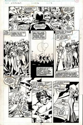 Alan Davis Paul Neary | Excalibur #16 P 12 (Nightcrawler As ’Space Pirate’ Story! Kitty And Rachel Made Warriors with New Skimpy Outfits!) 1989 | Romitaman