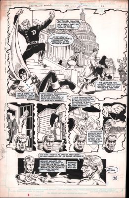 Lou Manna, Tony Dezuniga | Infinity Inc Annual #2 P.26 - Per Degaton, Dr. Midnight - 1988 | Anthony’s Comic Book Art