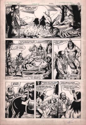 Lou Manna | Ghosts #? P.2 - Trappers on Shawnee Land - Signed | Anthony’s Comic Book Art