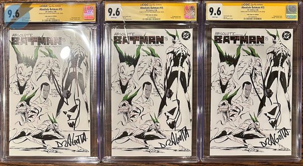 Nick Dragotta | *Cgc* Issue Absolute Batman #15 Page Cgc 9.6 | Felix Comic Art