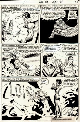 Curt Swan, George Roussos | Lois Lane #98 P 3 (Superman & Lois in Every Panel!) 1969 | Romitaman