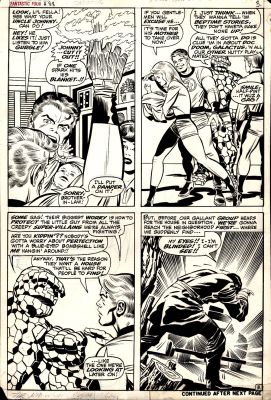 Jack Kirby, Joe Sinnott - Fantastic Four #88 P 3 (All 4 Ff Throughout & Baby Franklin!) 1969