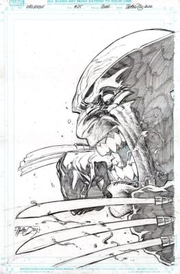 Netho Diaz - Wolverine Issue 25 Page Cover
