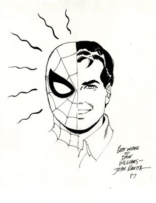 John Romita Sr. | Peter Parker / Spider-Man Pinup (1987) | Romitaman