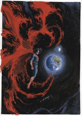 Juan Ferreyra | Absolute Superman Issue 23 Page Cover | ComiConArt