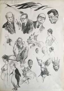 Buzzelli, Guido - original preparatory sketch | Catawiki