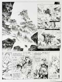 Parnotte, Joël (1973... | LE MAITRE D’ARMES, PLANCHE 9. Crayon à papier, encre... | Coutau Bégarie