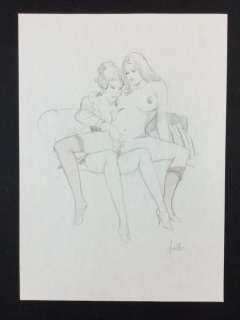 Frollo, Leone - original illustration â€˜Amiche’ | Catawiki