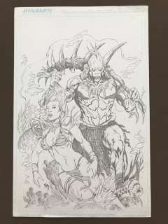 Batista,  Adriano - illustration originale de couverture pour Jungle Girl Season 2 (Dynamite) | Catawiki