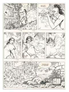 MANARA - Lot 154 - MILO MANARA Un Été indien, Casterman 1987 Planche...
