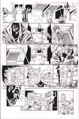 Jay Leisten | Star Wars: Darth Maul - Black, White, & Red #4 P.7 - Meditating Maul - 2024 | Anthony’s Comic Book Art