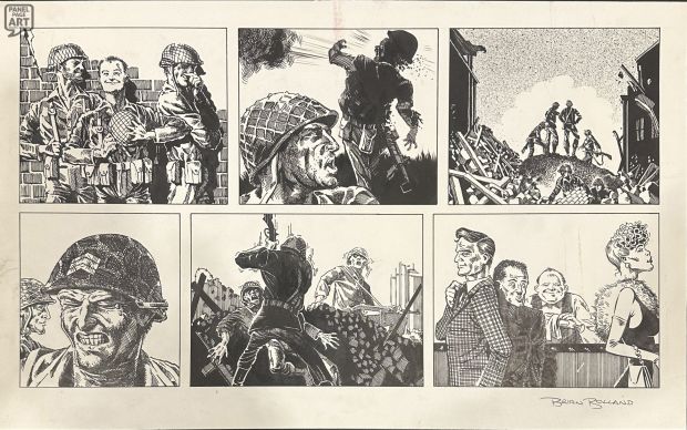 Brian Bolland | Brian Bolland - War Strip | Panel Page Art