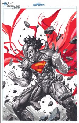 Mico Suayan - Absolute Superman #23 Issue 23 Page Cover
