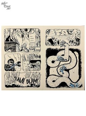 Manix Abrera | Dingoliath #1 Pgs 9 & 10 Issue 1 Page 9 And 10 | Next Comic Art