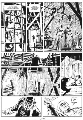 Laci | Planche originale 24 Sherlock Holmes Les Vampires de Londres Tome 2 | Galerie Napoléon
