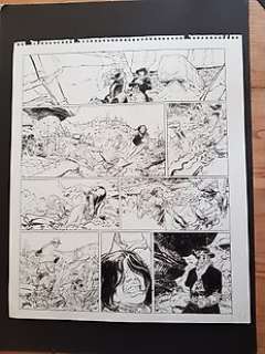 Boucq, François - Planche originale (p.16) - Bouncer T6 - 1 Dessin(s) original - EO 2008 | Catawiki