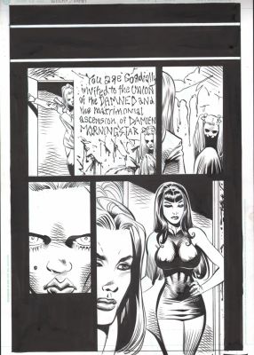 Liam Sharp – Vampirella Witchblade – issue 1p5 | Berserker Art